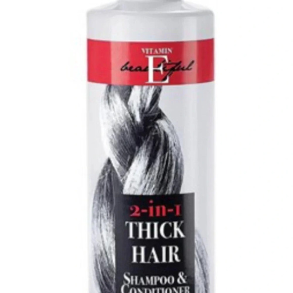 VITAMIN E BEAUTIFUL 2 IN 1 THICK HAIR SHAMPOO AND CONDITIONER - Picture 1 of 3